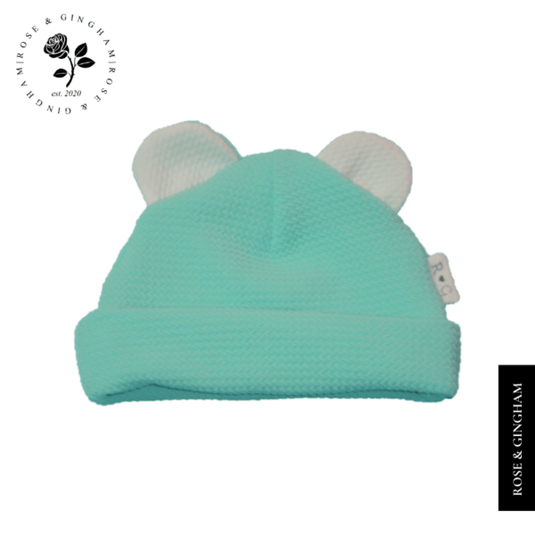 Teal - Baby Bear Beanie